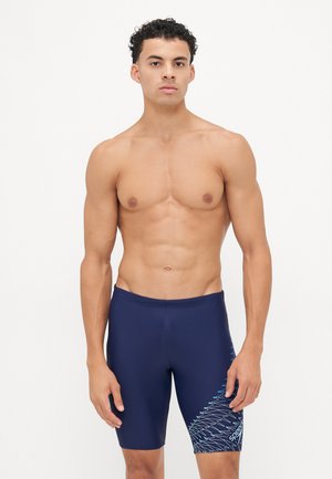 MENS MEDLEY LOGO JAMMER - Maudymosi kelnaitės - navy/lagoon blue