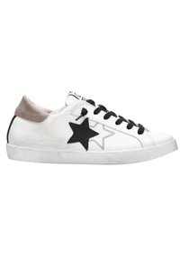 2Star ONE IN PELLE - Sneakers basse - white black beige