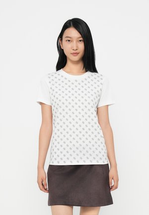 ALL OVER TEE - Tričko s potlačou - pure white