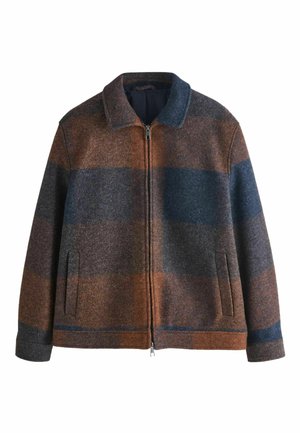 REGULAR FIT CHECK  - Übergangsjacke - orange navy