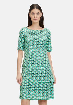 Betty Barclay KURZARM - Day dress - green blue