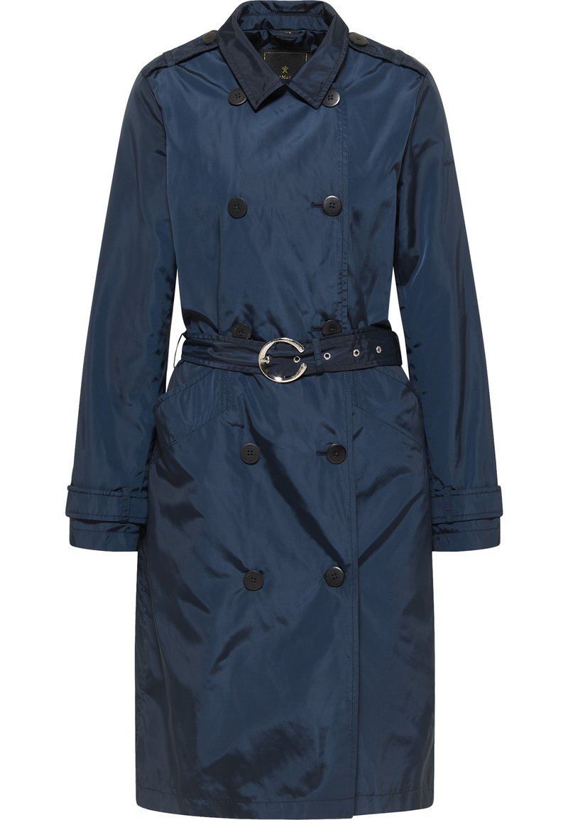 dreimaster Trenchcoat donkerblauw