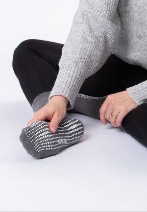OCCULTO, 2-4 PACK STOPPERSOCKEN - Socks - schwarz-grau