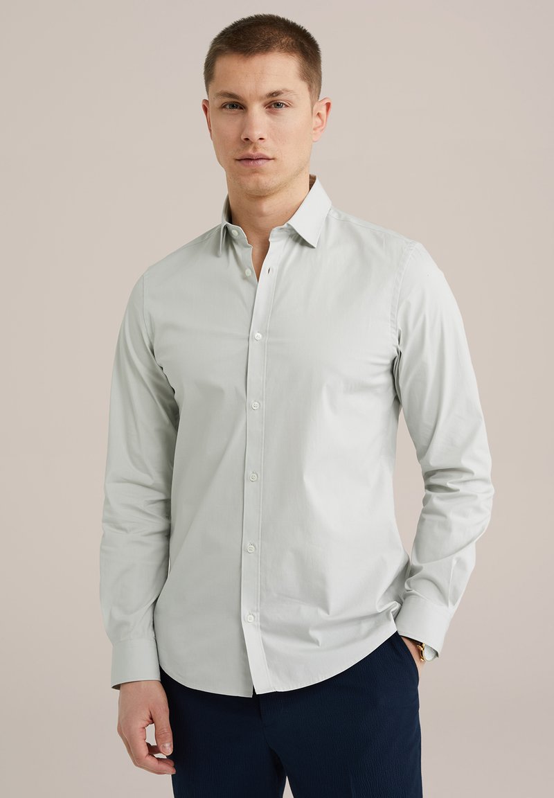 WE Fashion THE CLEAN - Zakelijk overhemd - light green