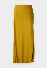 AGNETA SKIRT - Suknja A kroja - green sulphur