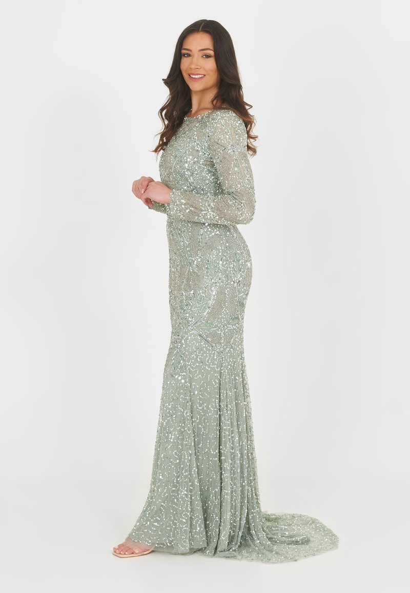 Maryisa EMBELLISHED SEQUINS - Galajurk - sage green