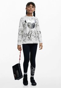 Desigual MICKEY SEQUIN - Langarmshirt - white