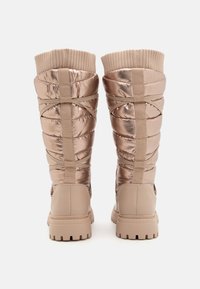 Anna Field Wide Fit Fűzős csizmák - beige