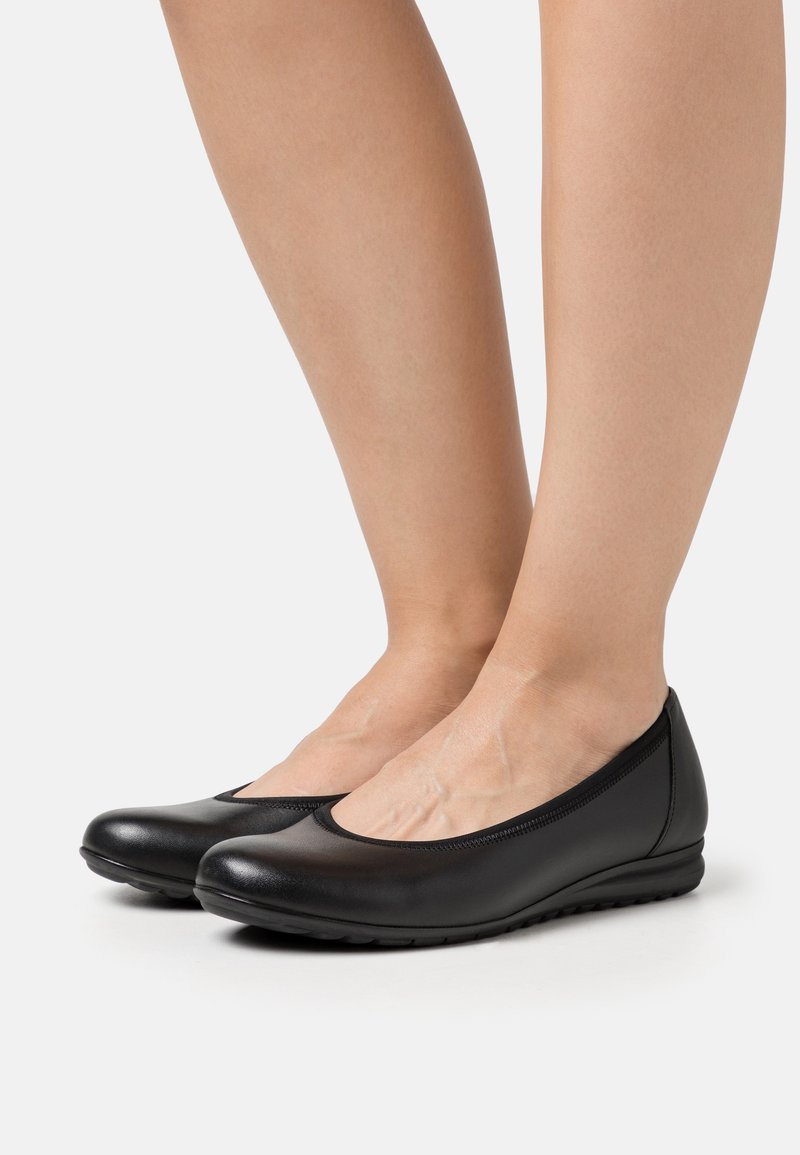 Ballerine Capezio Unisex Bambino In Pelle Nera, Taglia 30, Suola In EVA, Chiusura Con Lacci, Modello Classico Per Danza O Scuola - 3