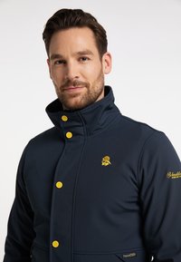 Schmuddelwedda Giacca Antipioggia Uomo Blu Outdoor (IT 54, EU 50