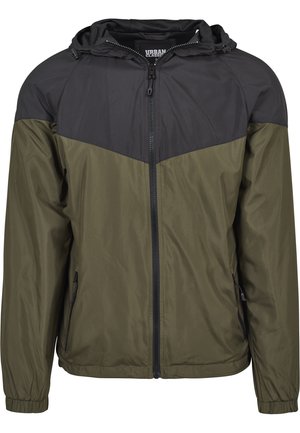 Urban Classics, WINDRUNNER - Softshelljacke - black/darkolive