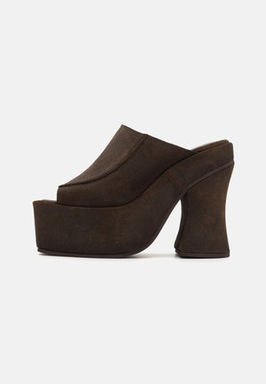 OPEN TOE PLATFORM - Sandaler - brown