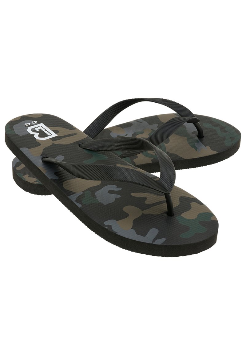 Brandit Badesandaler - dark camouflage