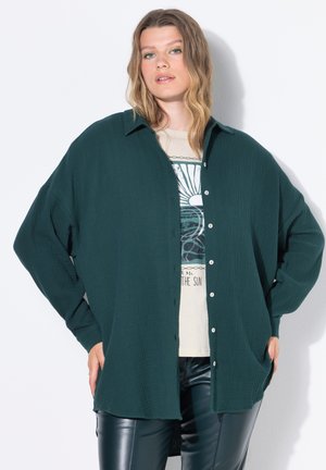 Hemdbluse - midnight green