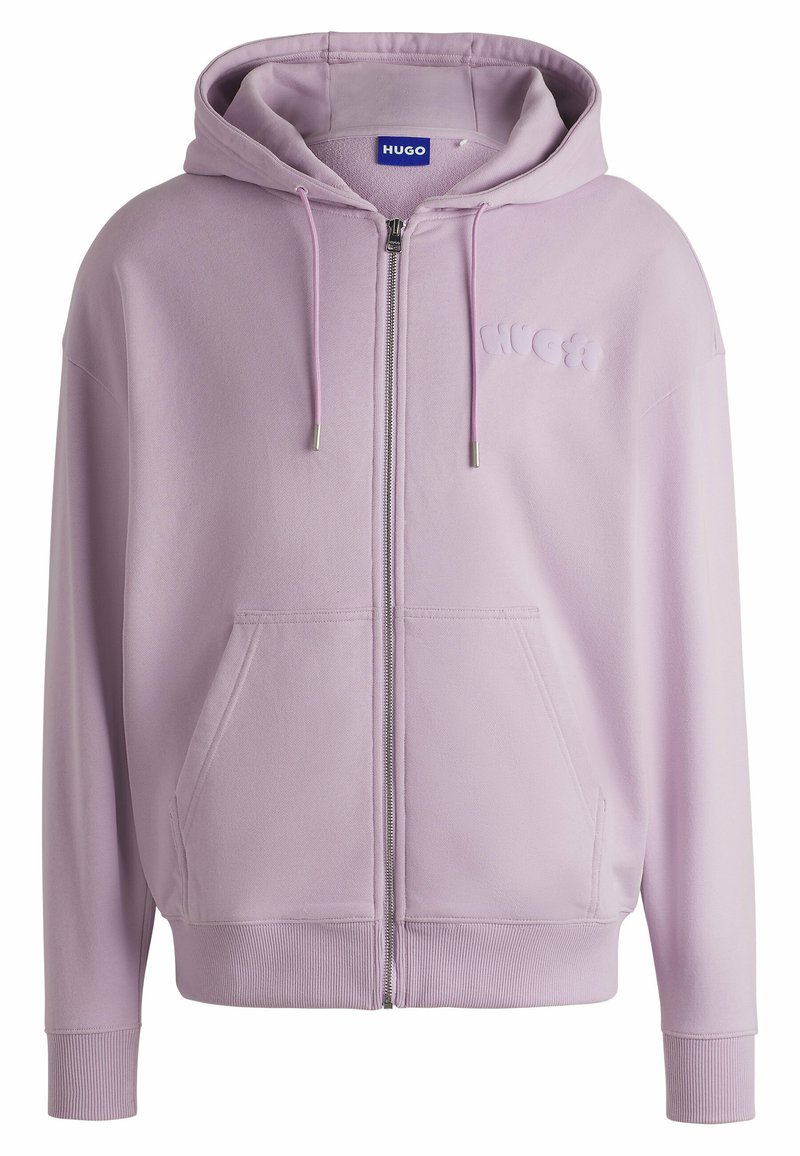 HUGO Sweater met rits paars