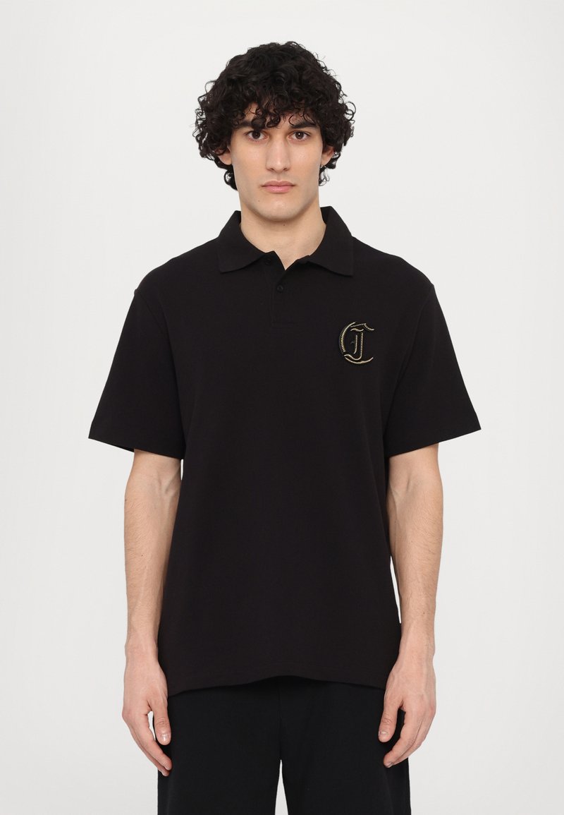 Just Cavalli EMBROIDERY - Polo krekls - black