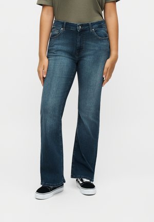 ONLY Carmakoma, CARWILLY - Široké džíny - dark blue denim