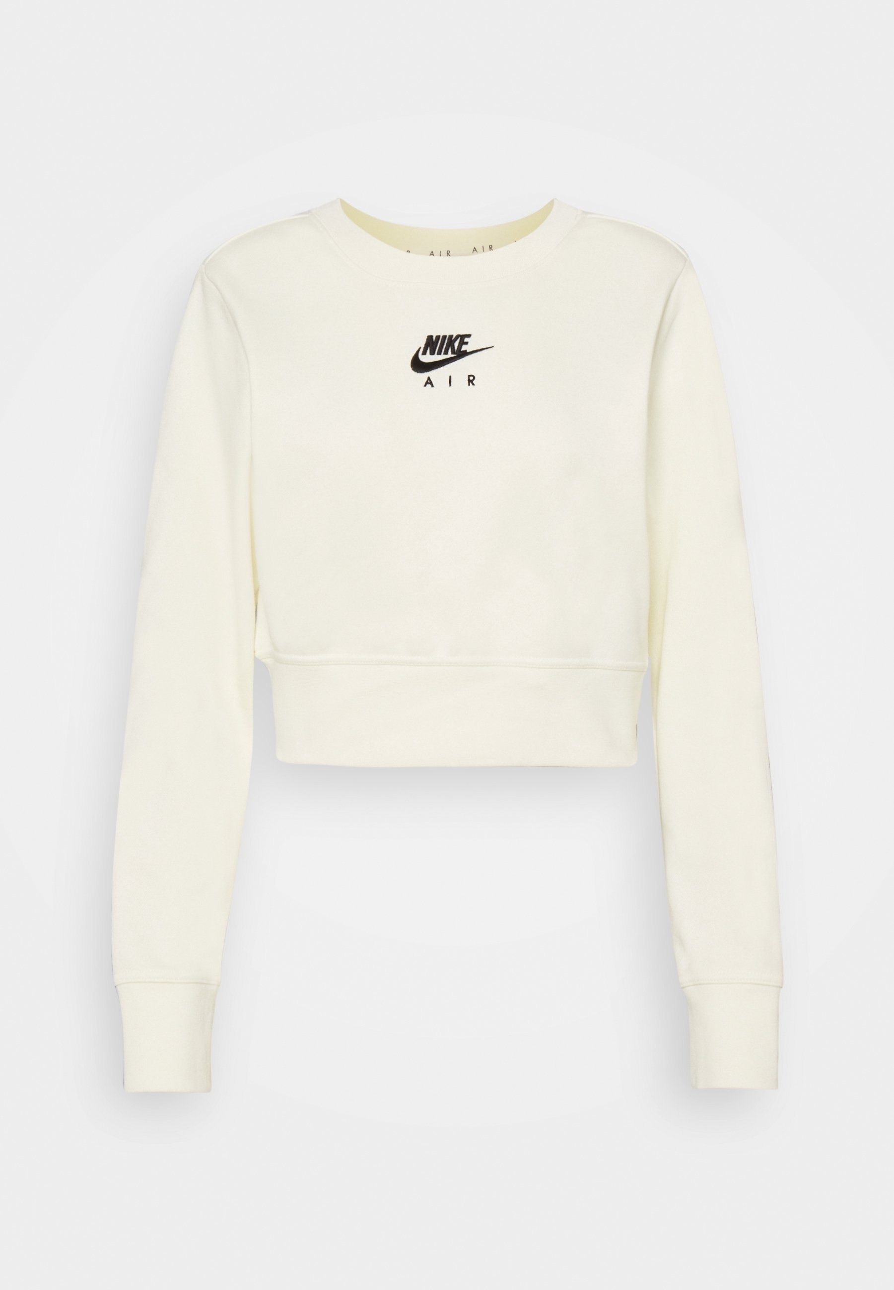 nike cream cropped sweatshirt