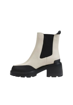 Kotníkové boty na platformě - beige-chiaro