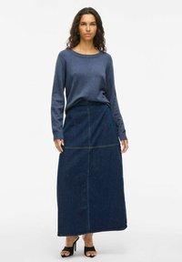 VILA VIRIL O-NECK  - Pulover - vintage indigo