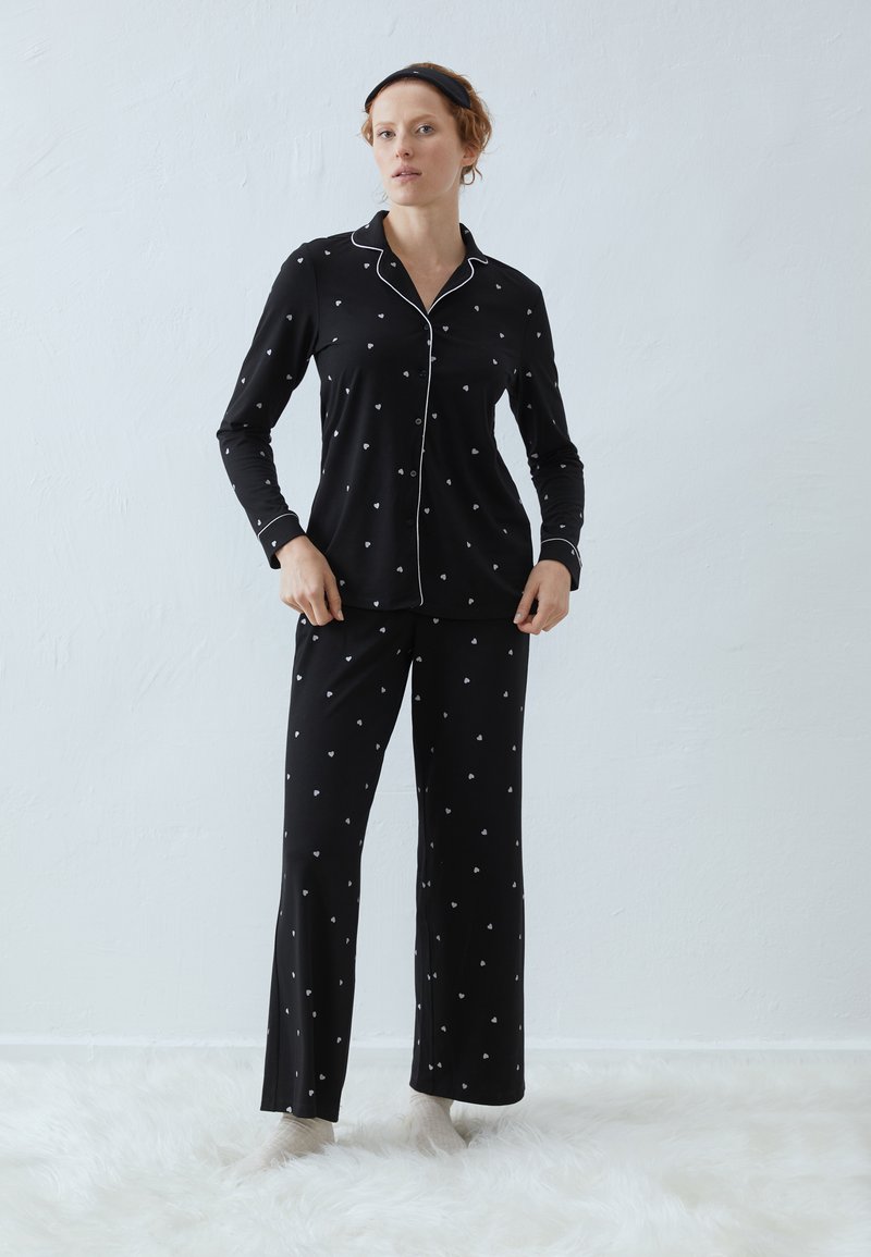 Anna Field SET - Pyjamas - black