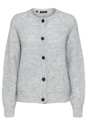 Selected, Cardigan - light grey melange