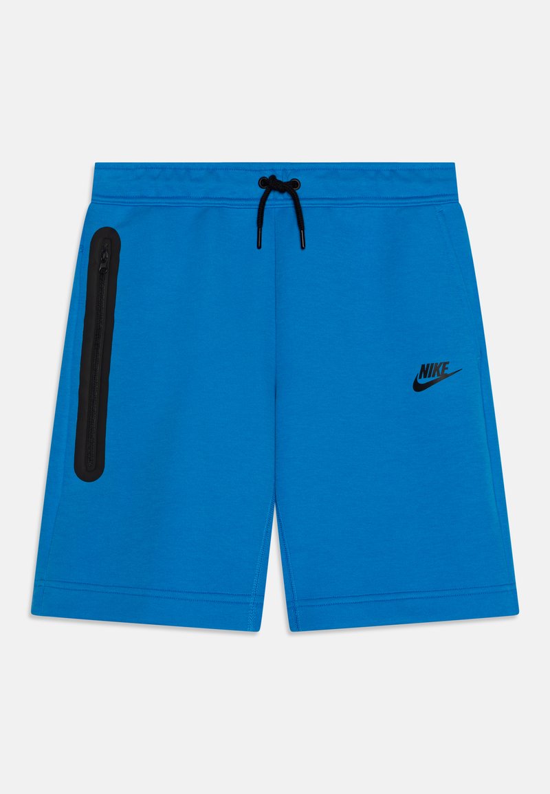 Nike Sportswear TECH FLEECE - Shorts - light photo blue/black