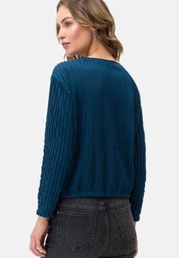 zero MIT BINDEDETAIL - Hosszú ujjú felső - sailor blue