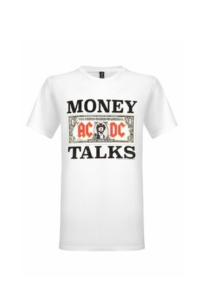 AC/DC MONEY TALKS MENS  - T-shirts med print - white