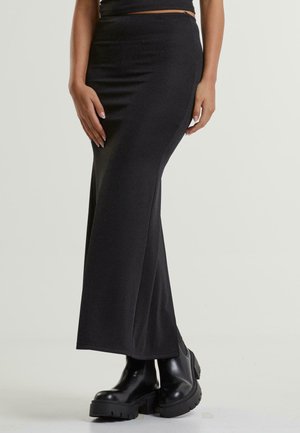 GLITTER  - Jupe longue - black