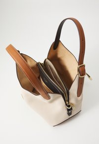 kate spade new york DECO COLORBLOCKED PEBBLED TOTE - Handbag - milk glass multi