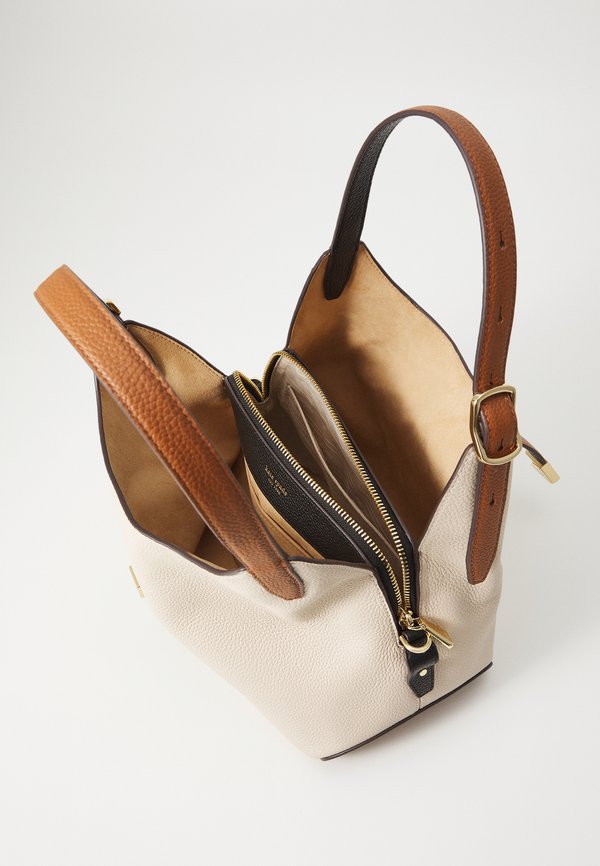 DECO COLORBLOCKED PEBBLED TOTE - Handbag - milk glass multi2