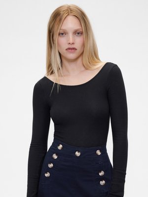SCOOP BACK - Bluză cu mânecă lungă - classic navy