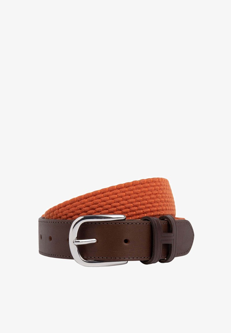 Hackett London PARACHUTE - Cinturón trenzado - rust orange