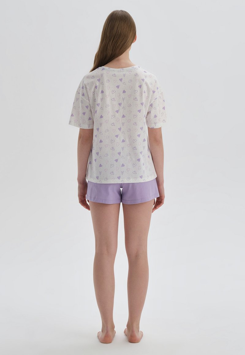 Damen Nachthemden | DAGI Nachtwäsche Set purple/lila - NC82486 Damen Nachthemden | DAGI Nachtwäsche Set purple/lila - NC82486