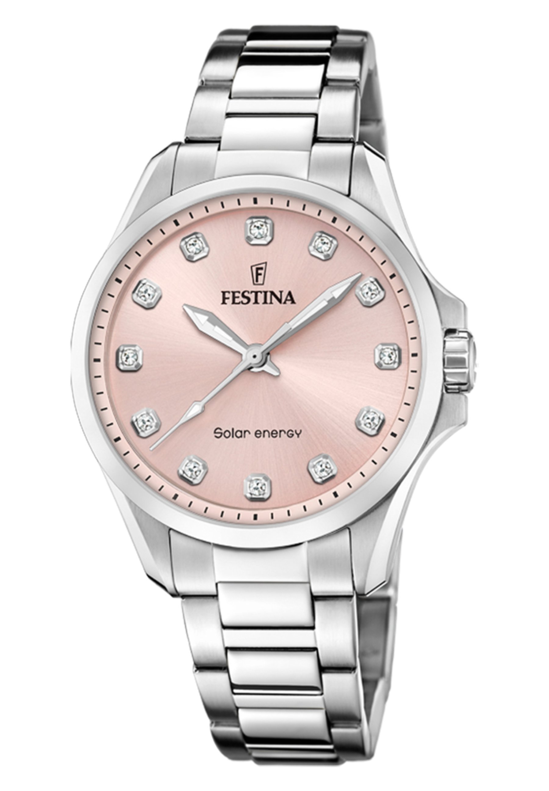Festina SOLAR ENERGY Horloge pink petite/donkerroze