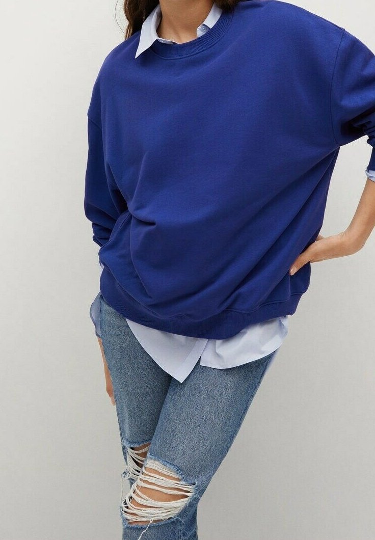 Mango Sudadera - dark blue