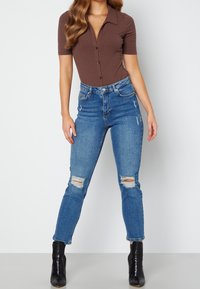 Bubbleroom Button-down blouse - brown