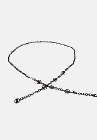 MICHAEL Michael Kors MINI CHAIN WITH PAVE LOGOS - Waist belt - black