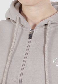 Smilodox Sweater met rits - hellbraun