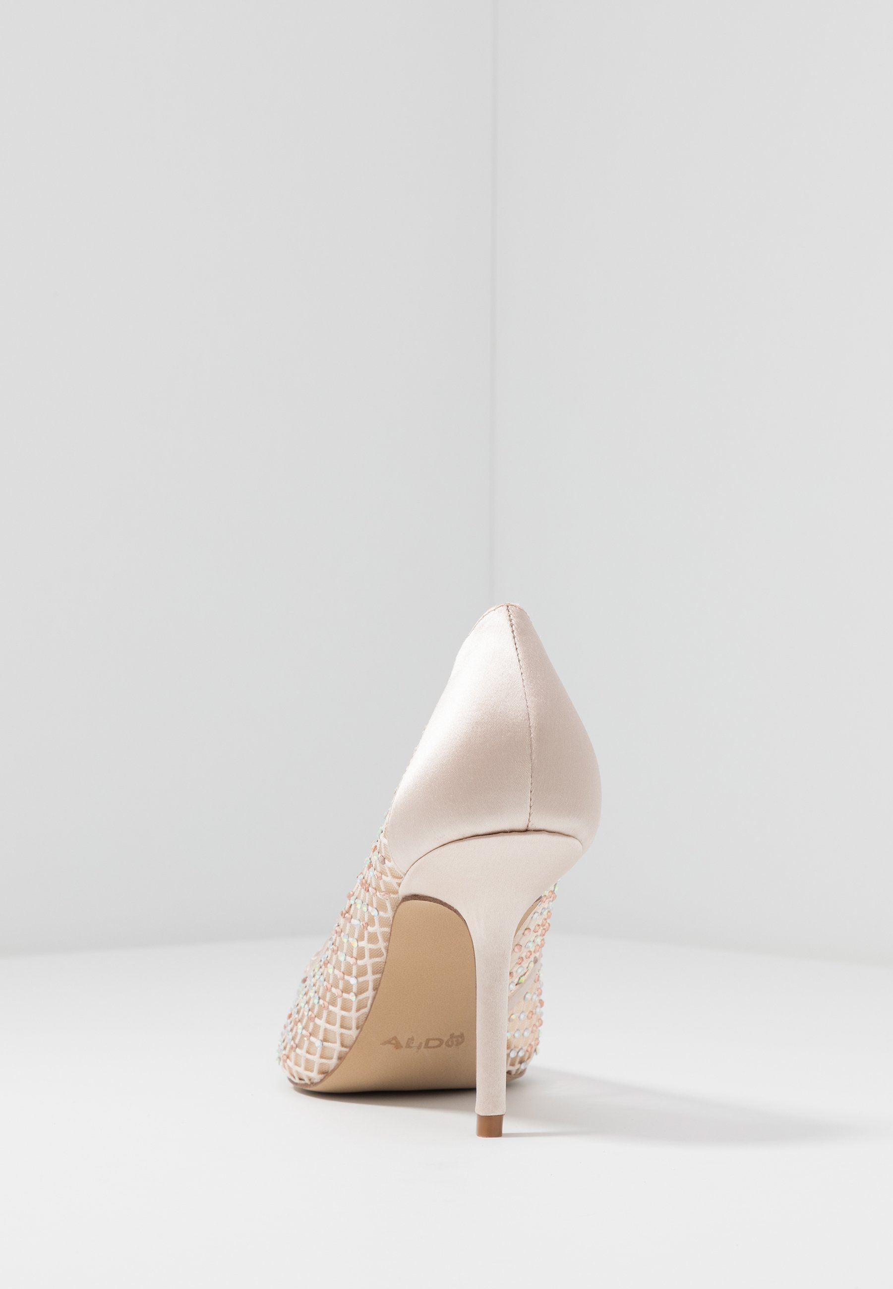 rose gold aldo heels