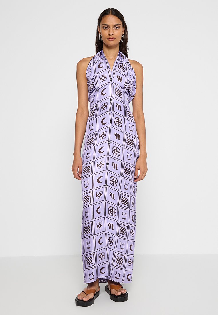 Nanushka Maxi-jurk lila