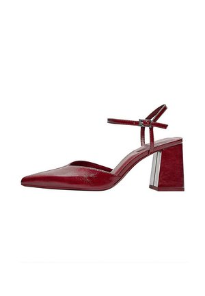Bershka, BLOCK HEEL - SHOES - High heels - red
