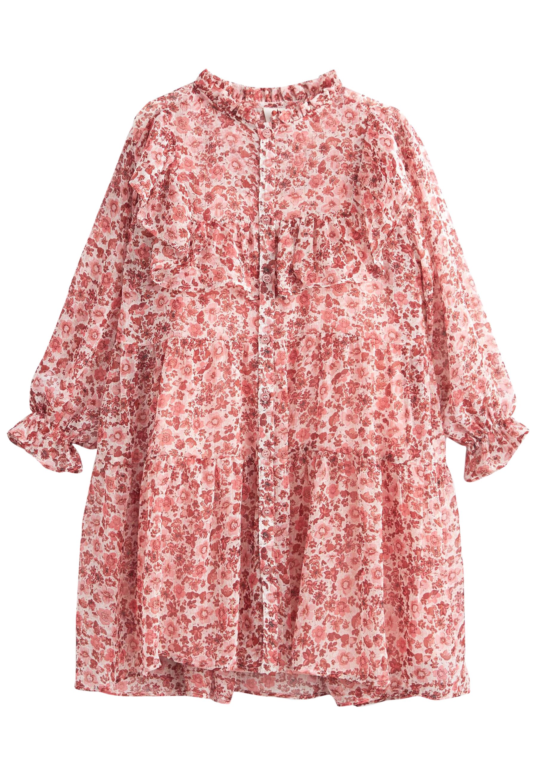 Next Blousejurk - pink floral/donkerroze - Zalando.nl