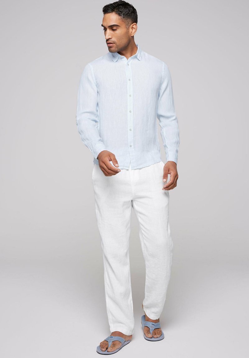 Camp David Camisa De Manga Larga Texturizada Para Hombre Con