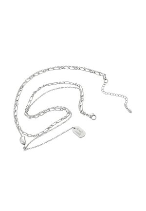 Colier - silver-coloured
