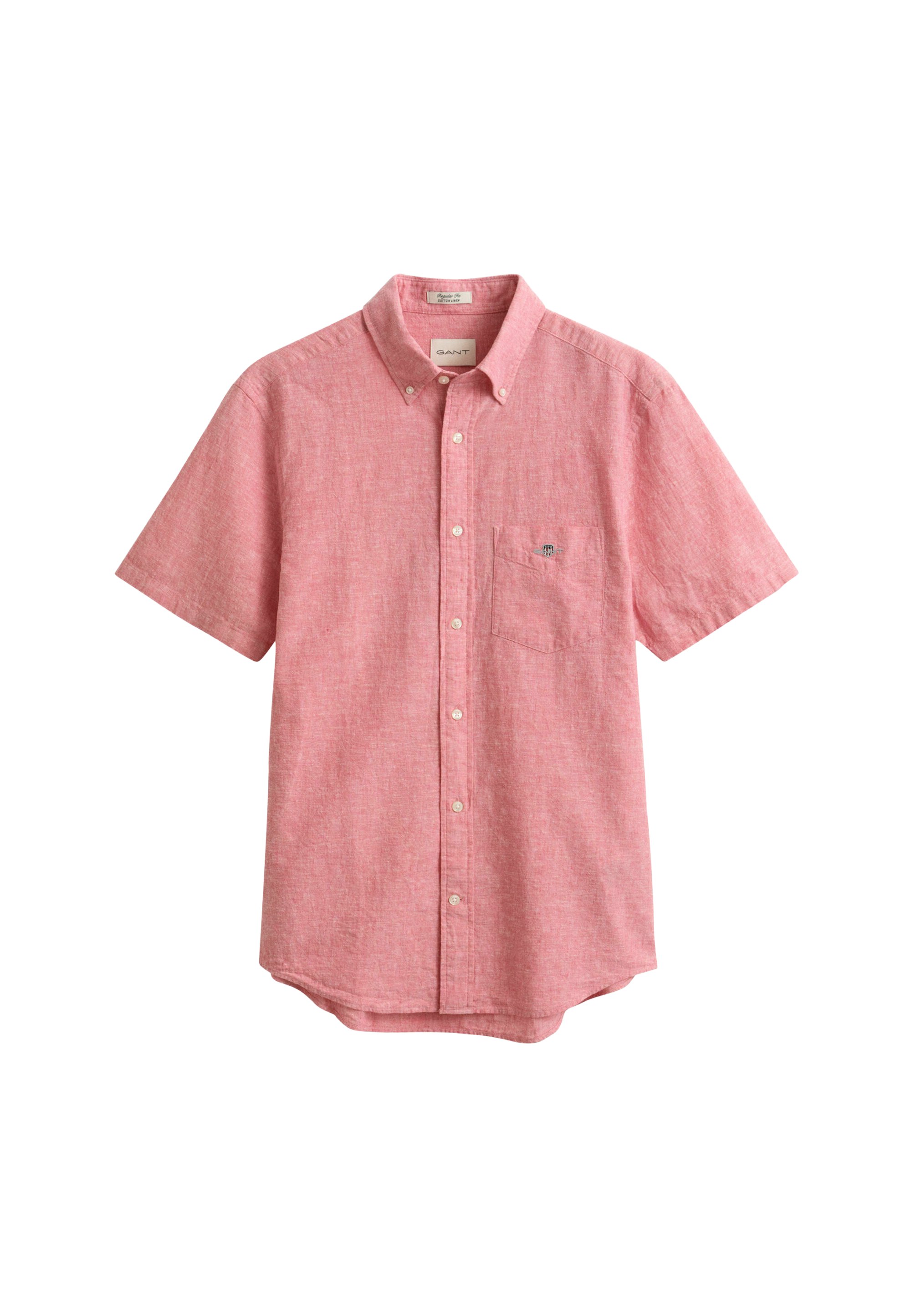 GANT REGULAR FIT SHORT SLEEVE - Košile - rose pink