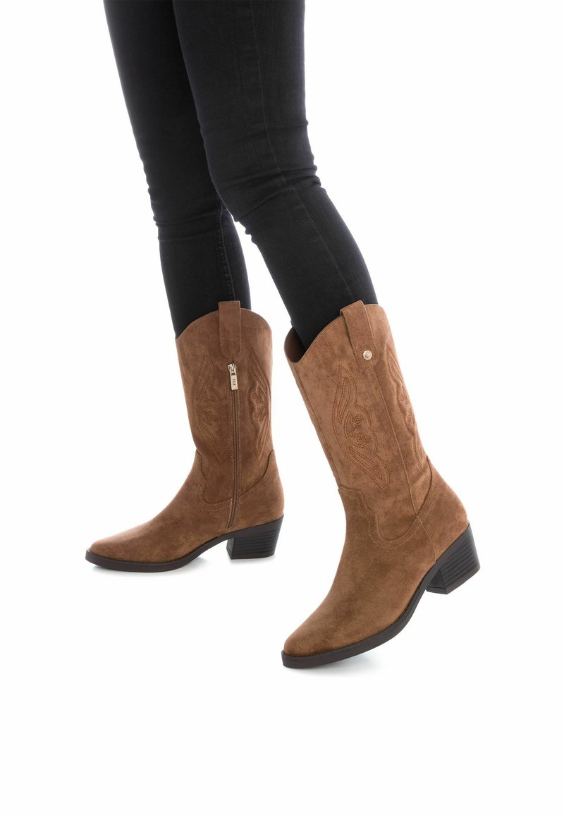 XTI Botas camperas - camel