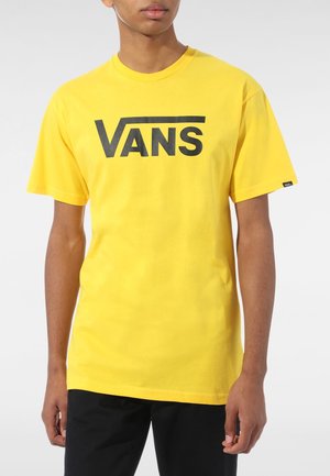 T-shirt med print - yellow