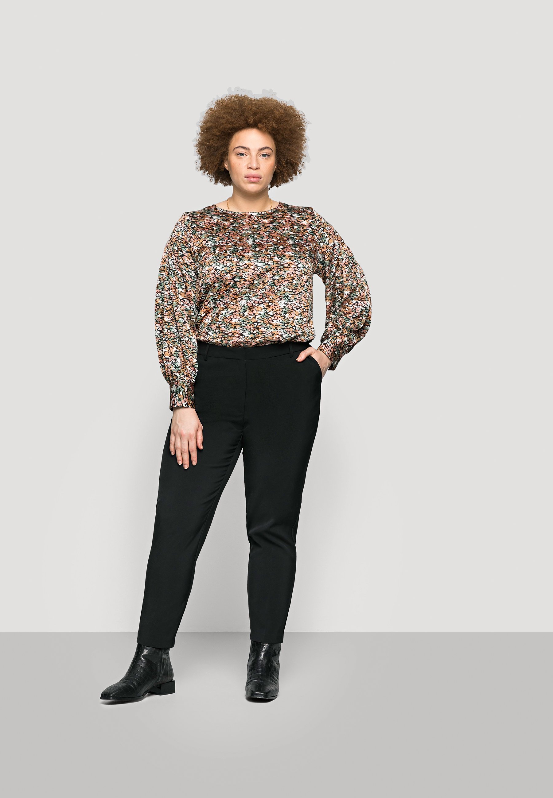 plus size cigarette trousers uk